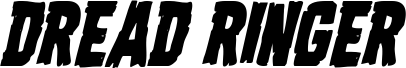 Dread Ringer Condensed Italic