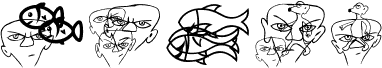 Preview of the Dream of Picasso Regular font