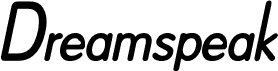 Anteprima del carattere Dreamspeak Bold Italic