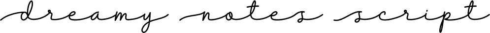 Dreamy Notes Script