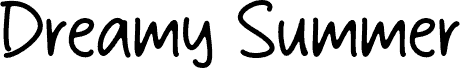 Dreamy Summer 字体