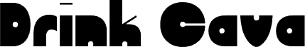 DrinkCavaDEMO шрифт
