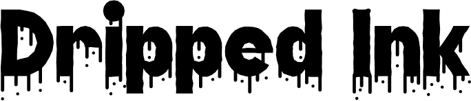 Dripped Ink Demo font
