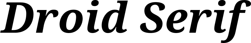 Droid Serif Bold Italic 字体 | Fonts2u.com