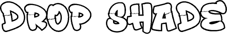 Drop Shade Outlined Outline carattere