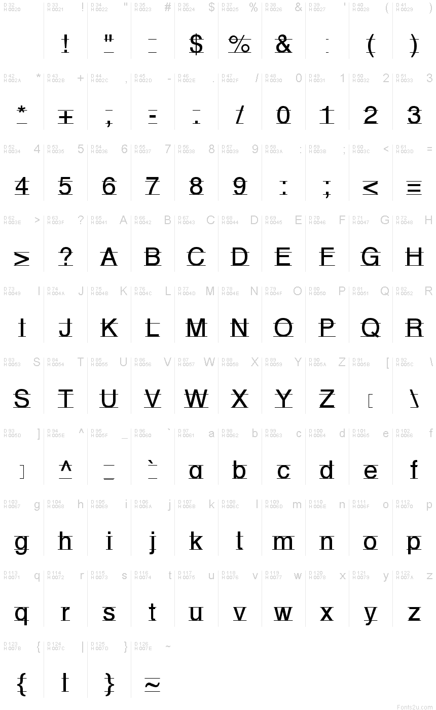 DR HH 2 font