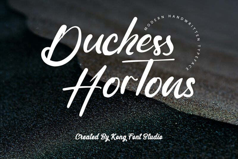 Duchess Hortons Schriftart