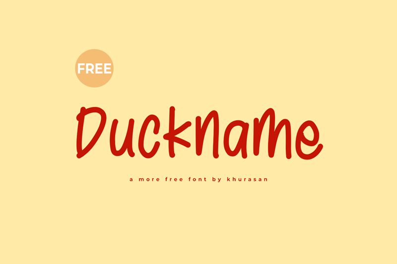 Duckname フォント