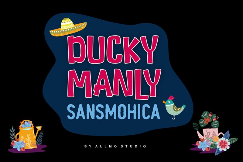 Duckymanly Czcionka