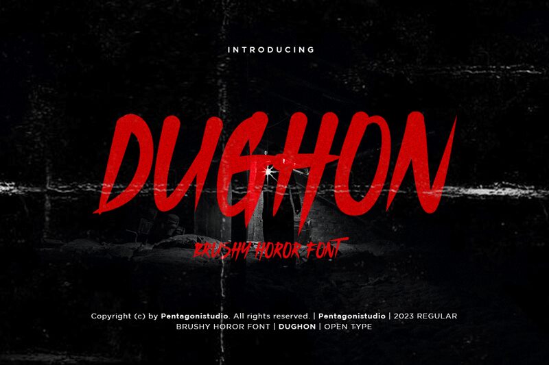 DUGHON Czcionka