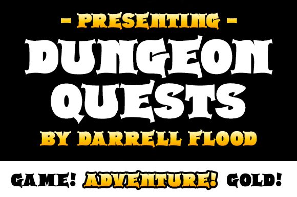 Dungeon Quests Шрифт