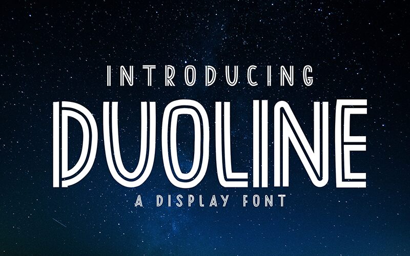 DUOLINE Czcionka