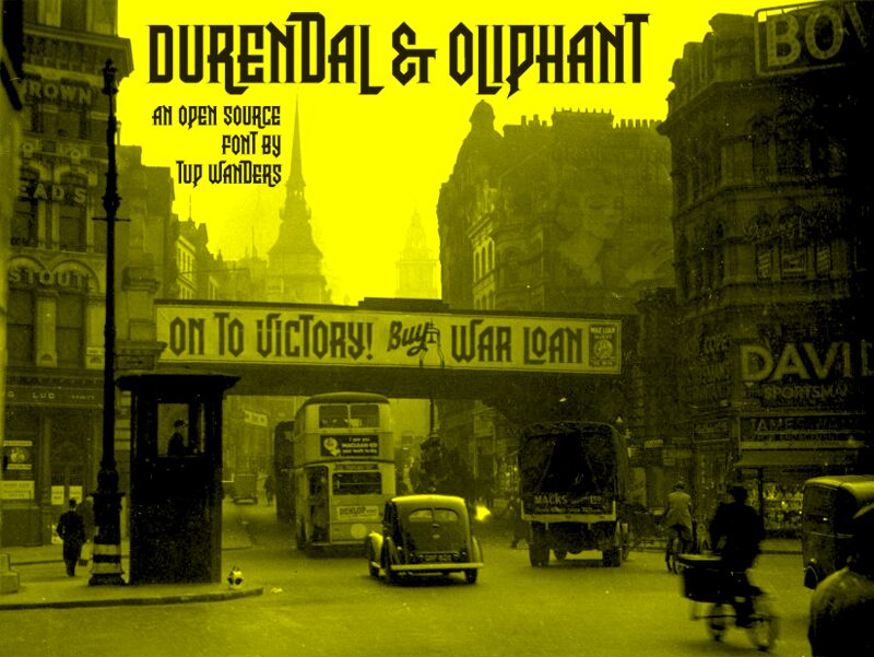 Durendal & Oliphant Regular — Schriftpräsentation