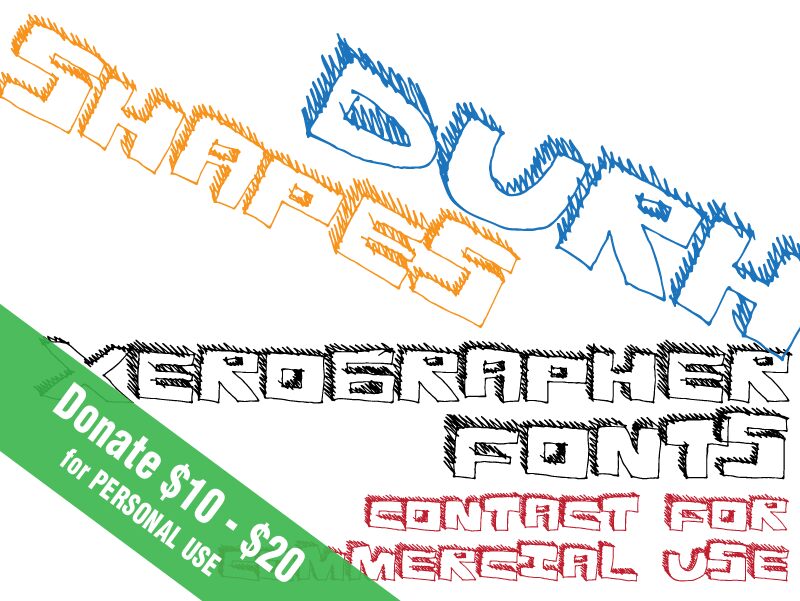 DurhShapes Carattere