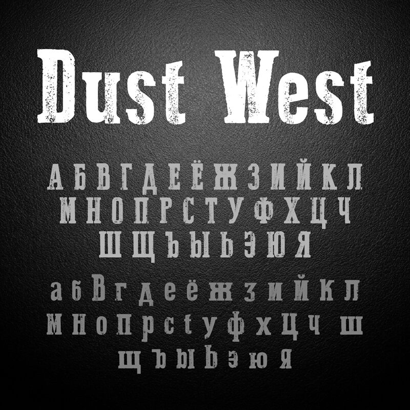 Dust West Font