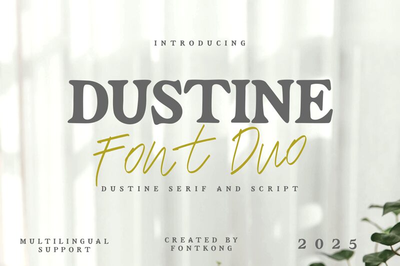 Dustine Schriftart