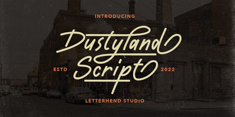 Dustyland Schriftart