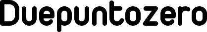 Duepuntozero bold