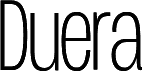 Duera PERSONAL USE Condensed Thin