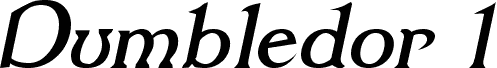 Dumbledor 1 Italic