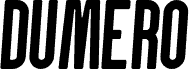 DUMERO Italic Rounded font
