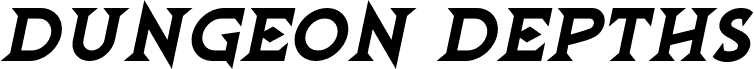 Dungeon Depths Italic