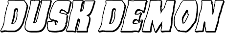Dusk Demon 3D Italic