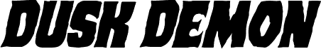 Dusk Demon Italic