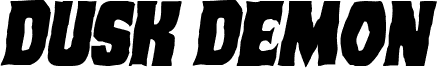Dusk Demon Semi-Italic