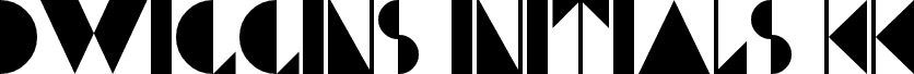 Dwiggins Initials KK