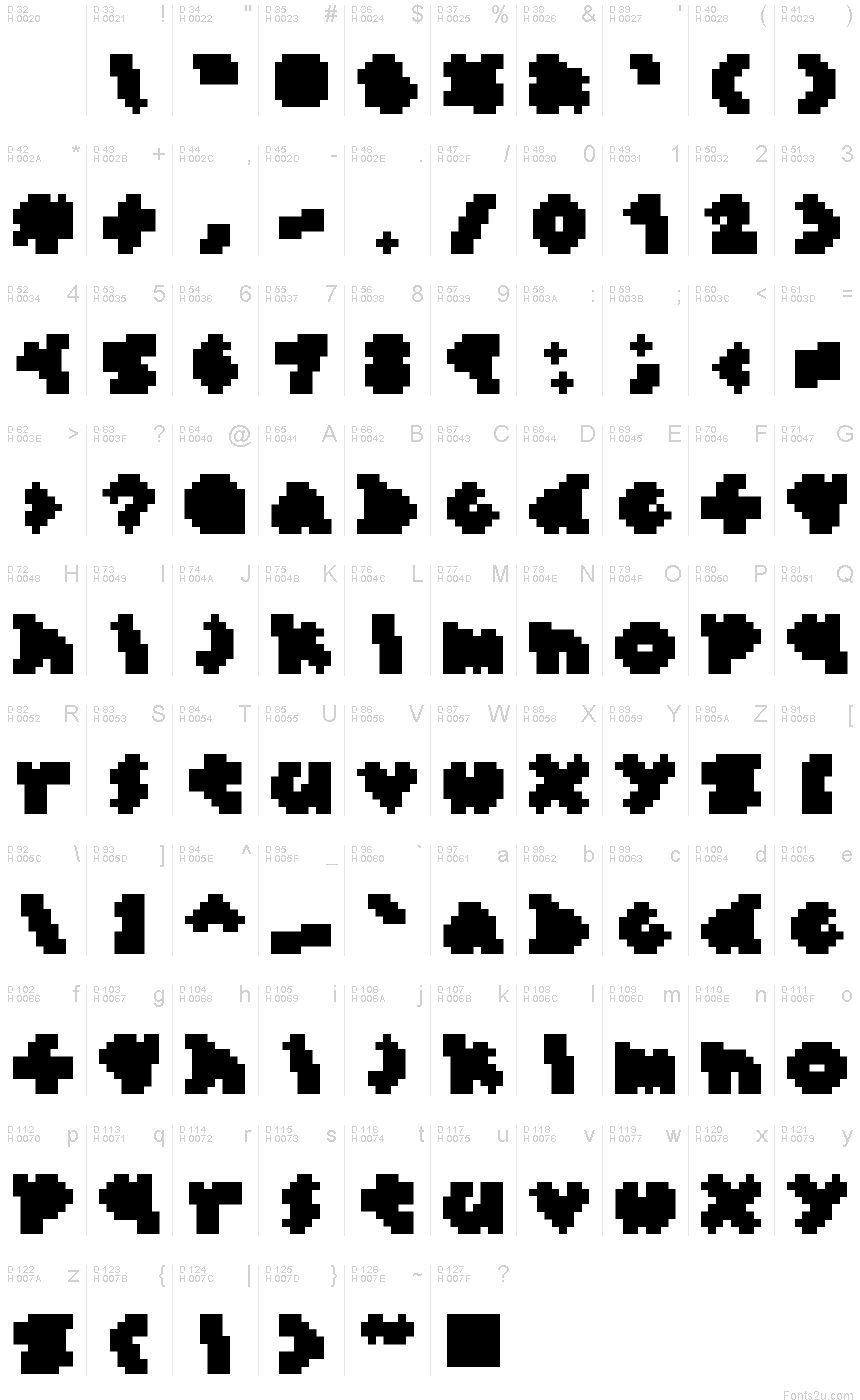 dwt Micro Mask font