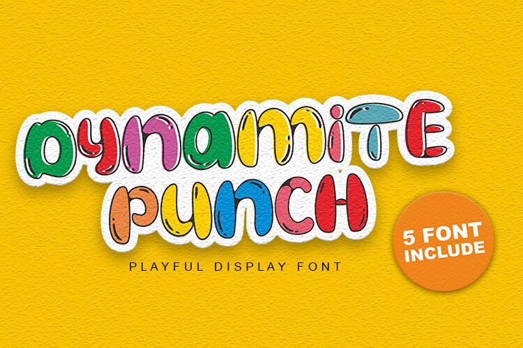 Dynamite Punch Schriftart