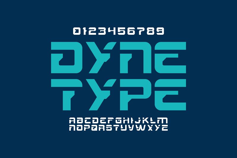 Dyne Type Font