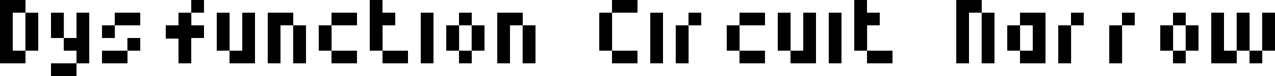 Dysfunction Circuit Narrow fuente | Fonts2u.com
