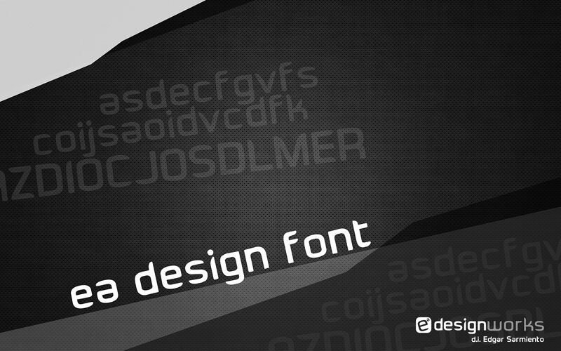 EaDesigner Schriftart