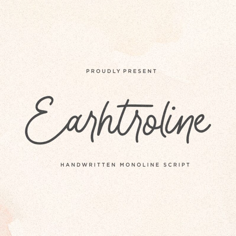 Earhtroline Czcionka