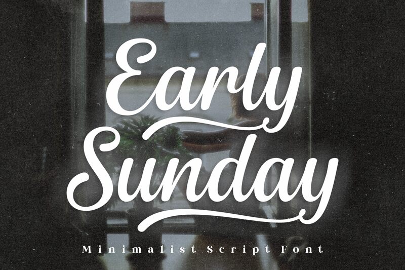 Early Sunday Font