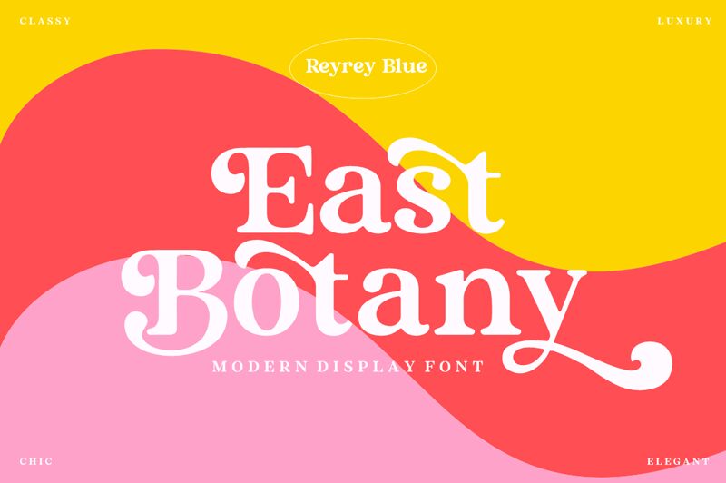 East Botany Czcionka