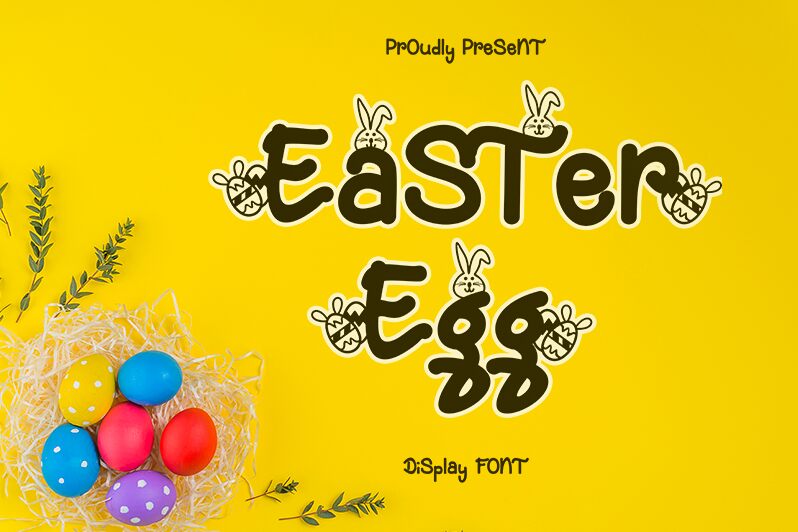 Easter Egg Druh písma
