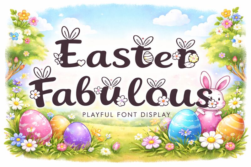 Easter Fabulous Fonte