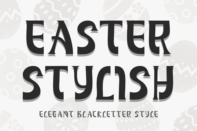 Easter Stylish Fonte