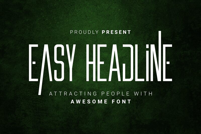 Easy Headline Schriftart