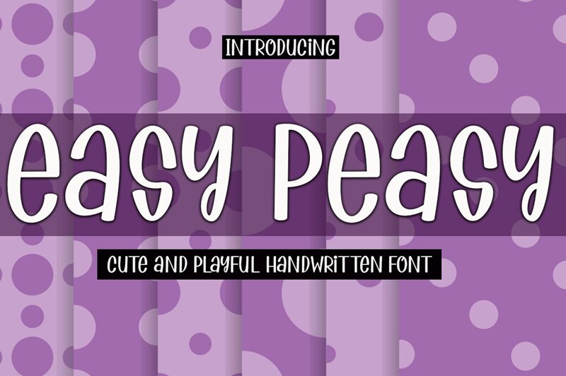 Easy Peasy Czcionka