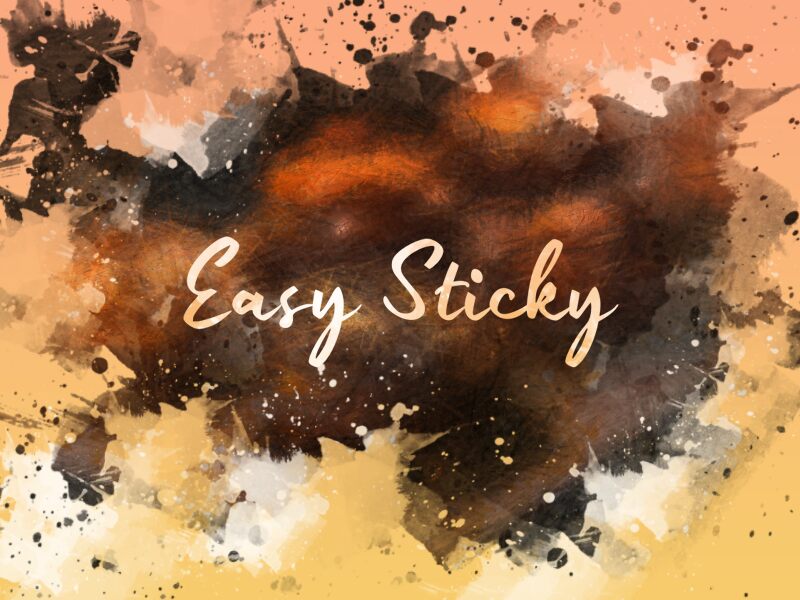 e Easy Sticky Czcionka