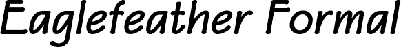 EaglefeatherFormalBoldItalic