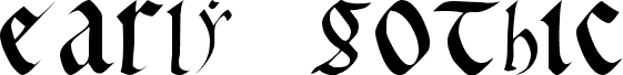 Early Gothic bold