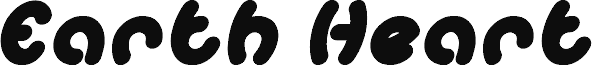 Preview of the Earth Heart Italic font