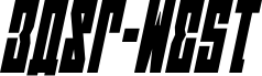 EAST-west Condensed Italic