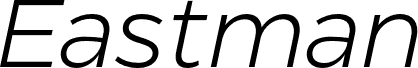 Eastman Trial Regular Offset Italic