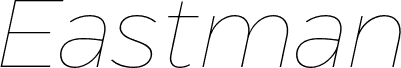 Eastman Trial Thin Italic